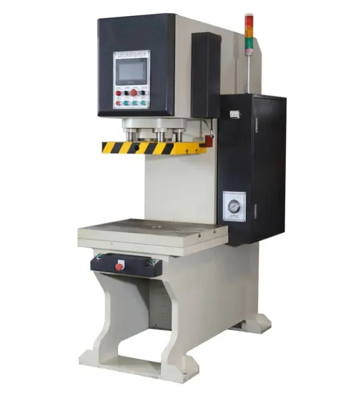 Space-saving C Frame Hydraulic Press with advanced features